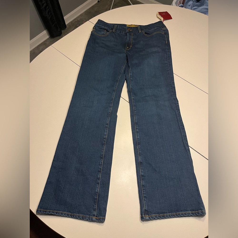 Seven 7 boot cut NWT size 14 darn denim jeans